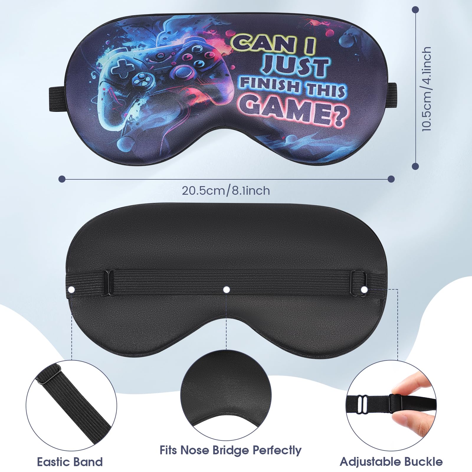 knIykmr masque sommeil soie synthétique douce pour confort oculaire