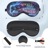 knIykmr masque sommeil soie synthétique douce pour confort oculaire
