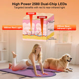 Knocoka Tapis Lumière Rouge, télécommande sans fil, réglages faciles.