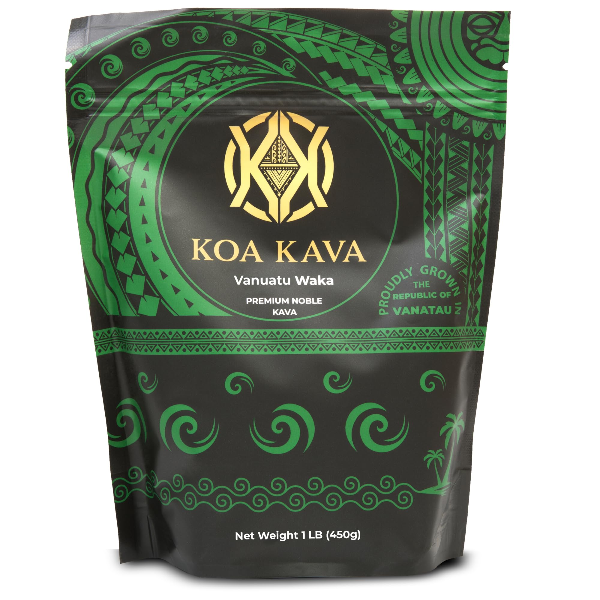 Poudre Koa Kava Noble Waka prête à infuser pour relaxation naturelle