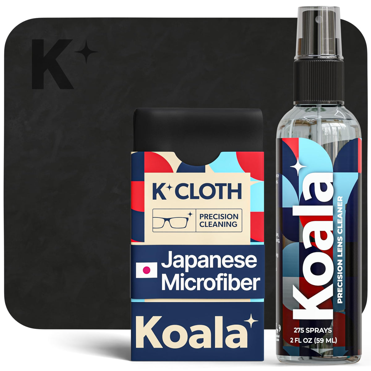 Koala bouteille nettoyant lunettes pour une clarté sans trace et usage facile.