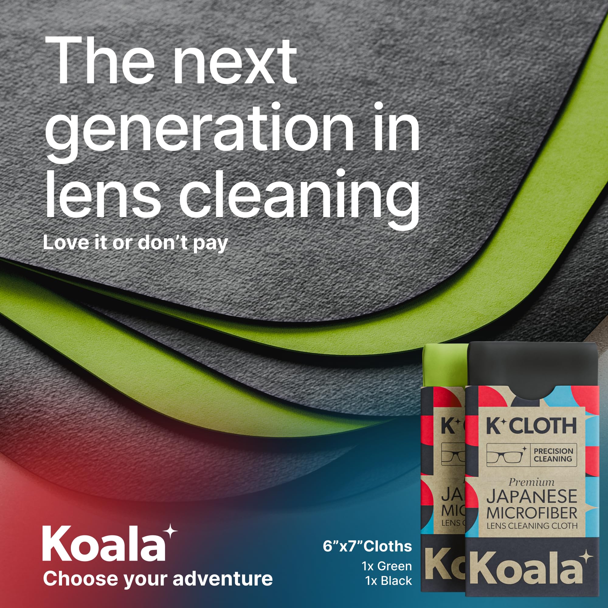 Koala Lifestyle – chiffon microfibre pour télescopes, lentilles nettes et brillantes.