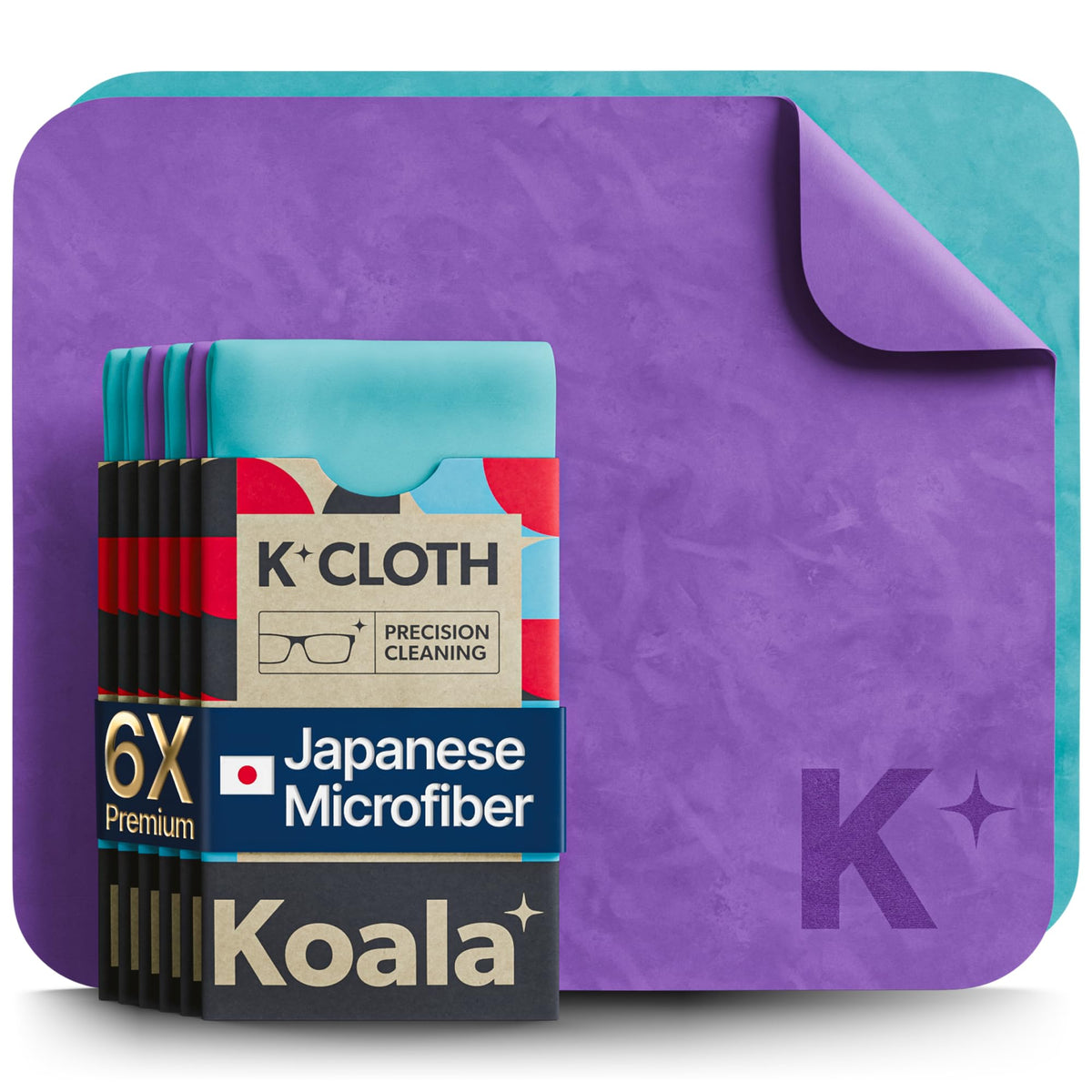 Koala Lifestyle Lingette lentilles japonaise – nettoyage en profondeur sans peluches