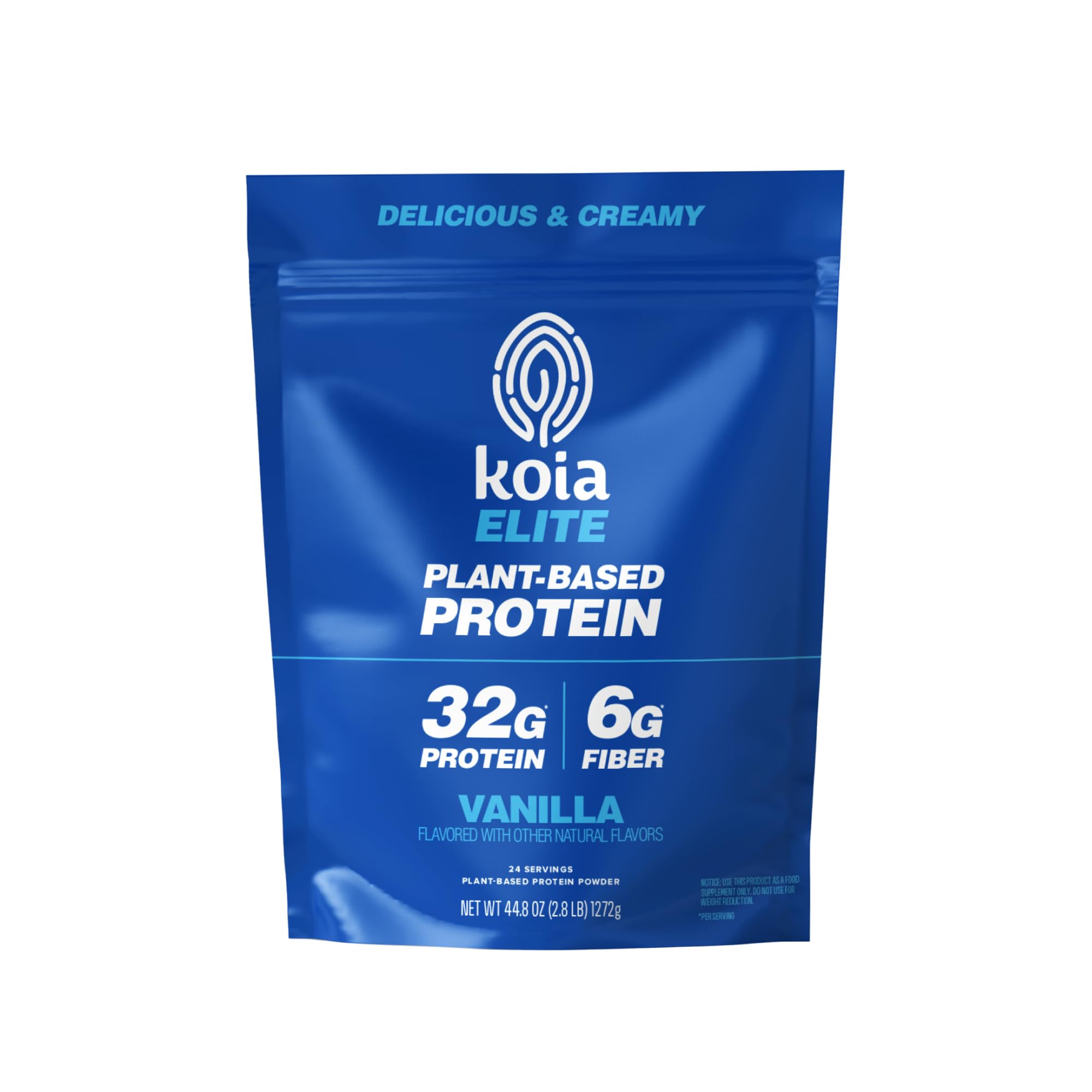 Koia Protéine Elite vanille dans pot, protéines végétales pratiques pour votre routine.