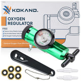 KOKAND régulateur d’oxygène 0-15 LPM avec affichage clair pour un suivi précis.