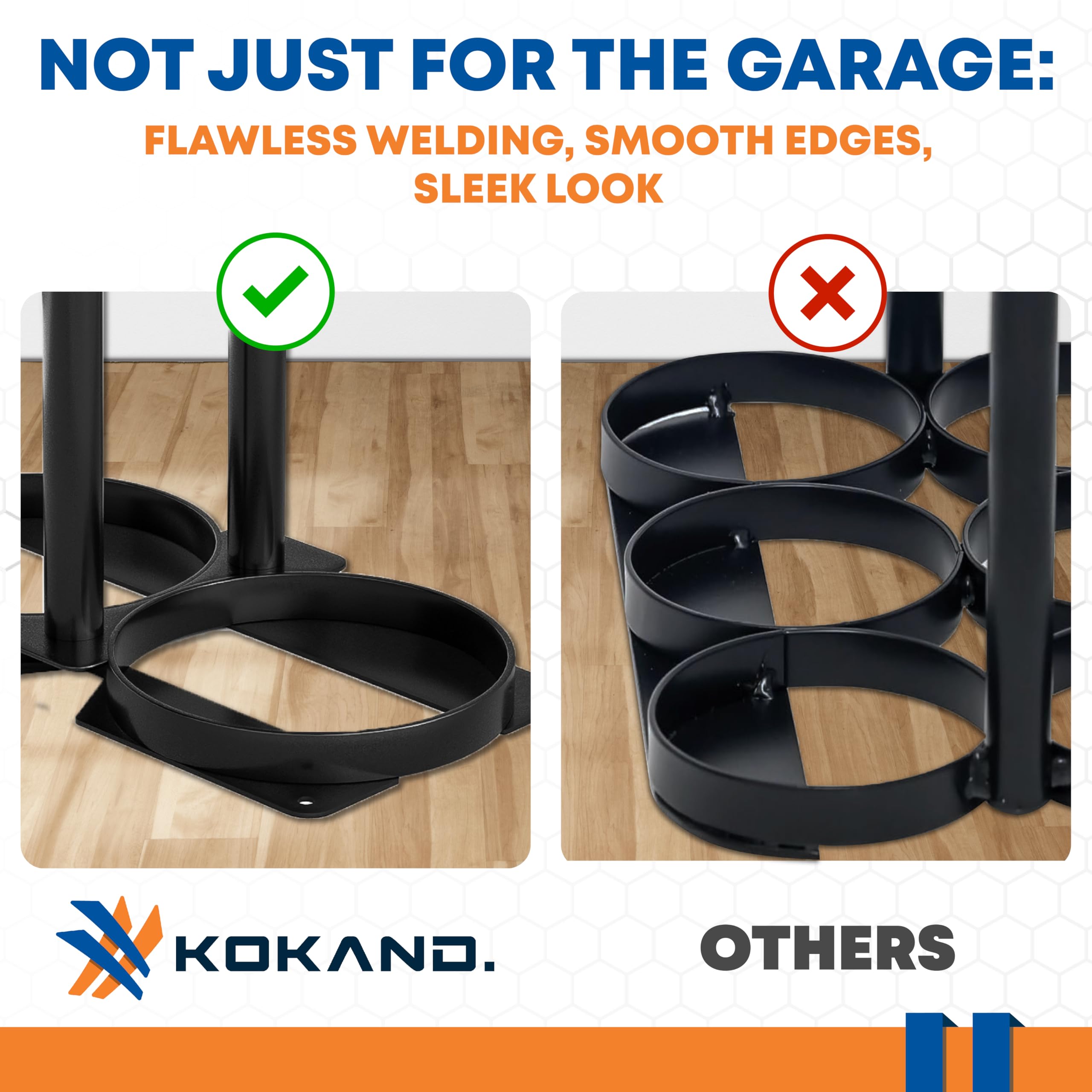 KOKAND support bouteilles oxygène E/D/M9-C, rangement stable et sûr.
