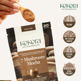 Kokora trametes-versicolor-champignon, infusion aromatique favorisant relaxation et concentration