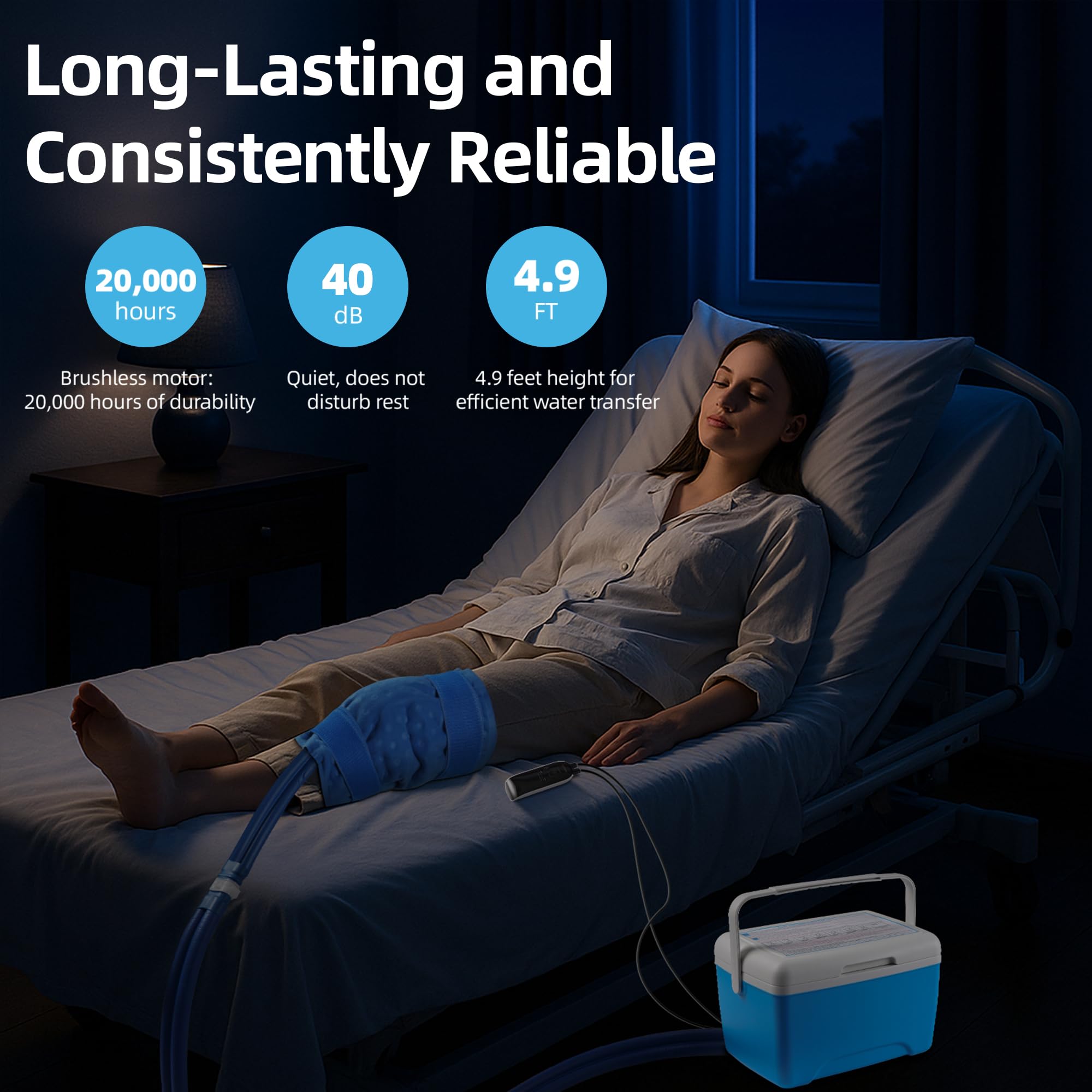 Kokoslo Pompe silencieuse brushless fonctionne sans bruit pour le repos.