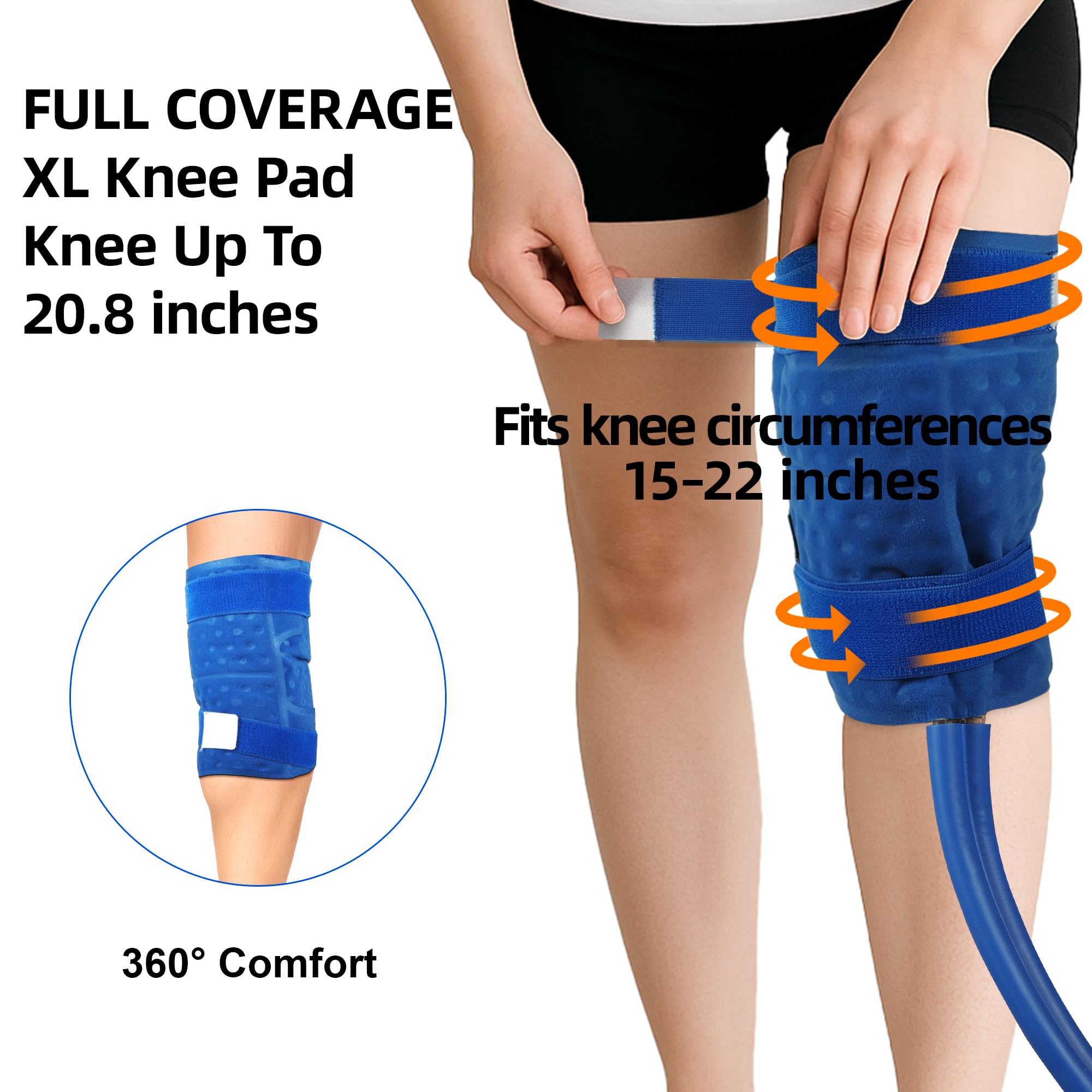 Kokoslo Genou glace XL procure un soutien confortable lors de la récupération.
