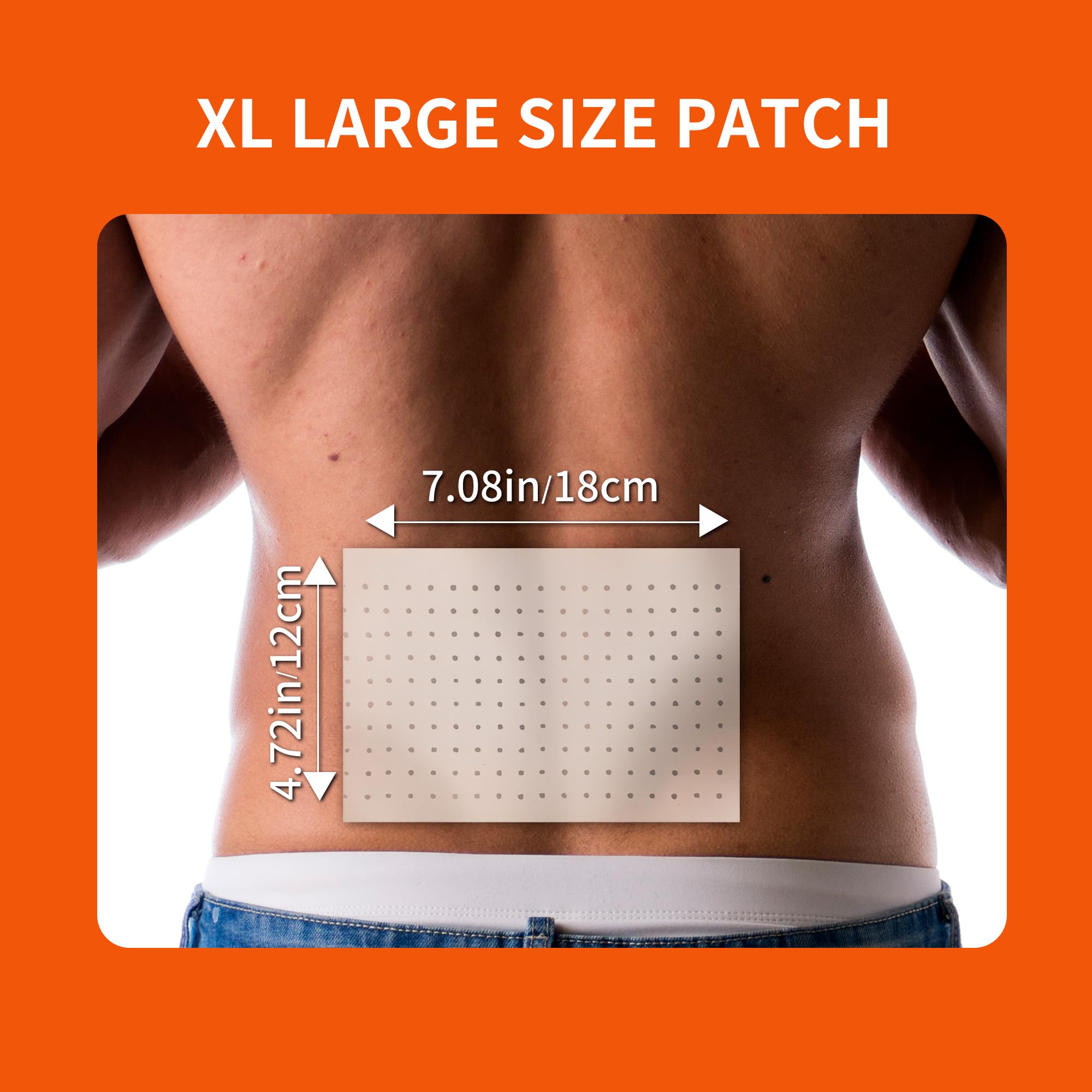 Patch Kongdy capsaïcine épaule en place pour confort quotidien