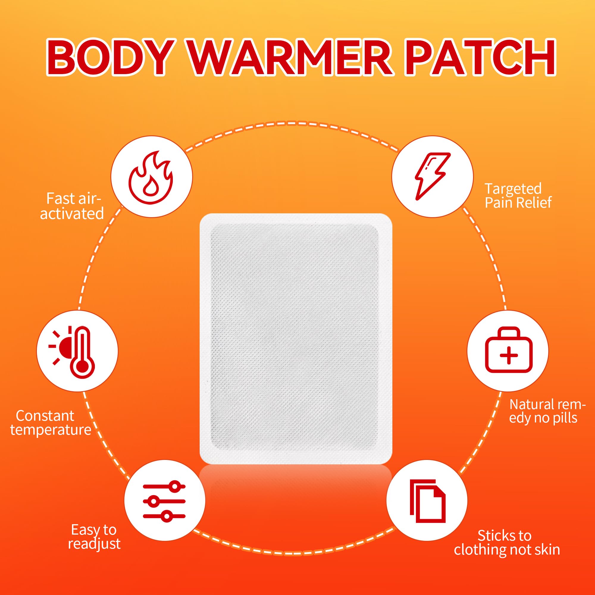 KONGDY patch compact et discret, parfait pour une utilisation quotidienne.