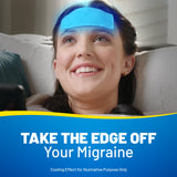Kool n Soothe migraine, application sur le front pour un soulagement discret