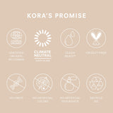 KORA Organics Rose Quartz Coeur Sculptor Visage: outil quotidien pour un rituel de soin relaxant