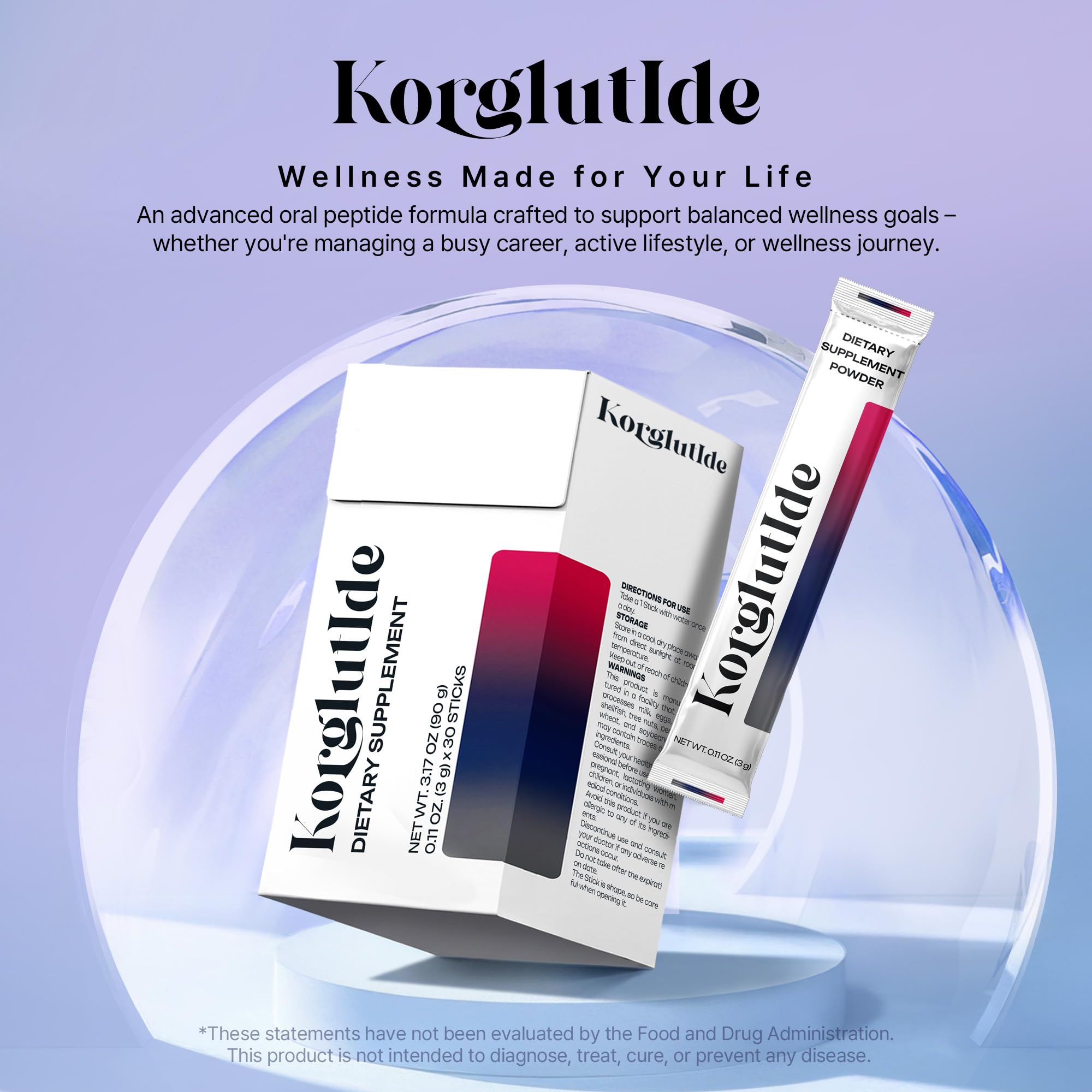 Rituel de bien-être quotidien avec Korglutide.