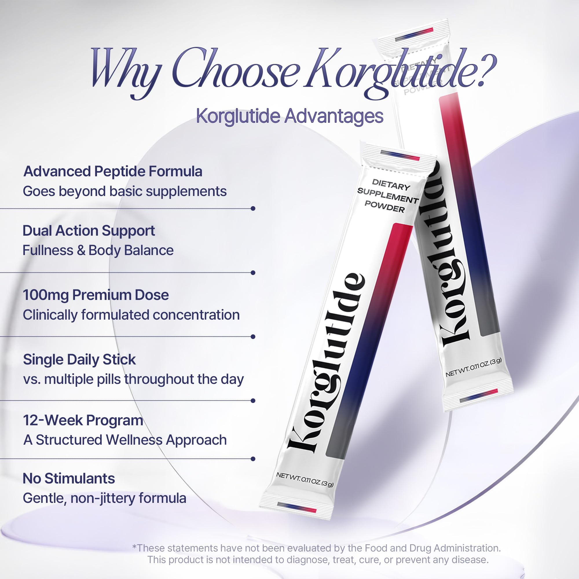 Utilisation quotidienne de Korglutide avec eau, routine pratique.
