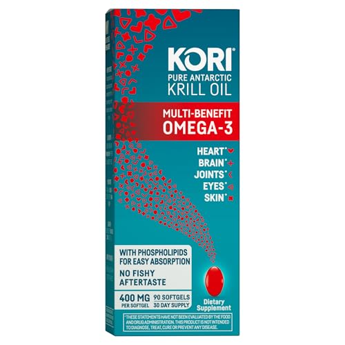 Kori Krill huile krill en bouteille softgels, prise pratique quotidienne