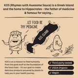 Kos Protéine Végan Chocolat Beurre Cacahuète — ingrédient biologique et certifié.