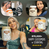 KOS Protéine Végétale Vanille, ingrédients: bio et sans lactose
