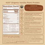 KOS Protéine Végétale Vanille, utilisation quotidienne: soutien nutritionnel pratique