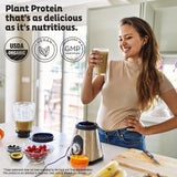 Kos protéine vegan en poudre: boisson fraîche et rassasiante après exercice.