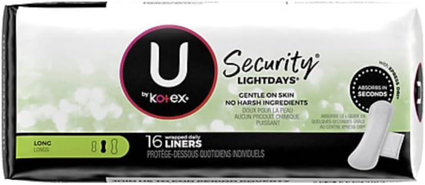 Kotex Natural Balance Long Liner — boîte arrière, informations claires et livraison pratique.