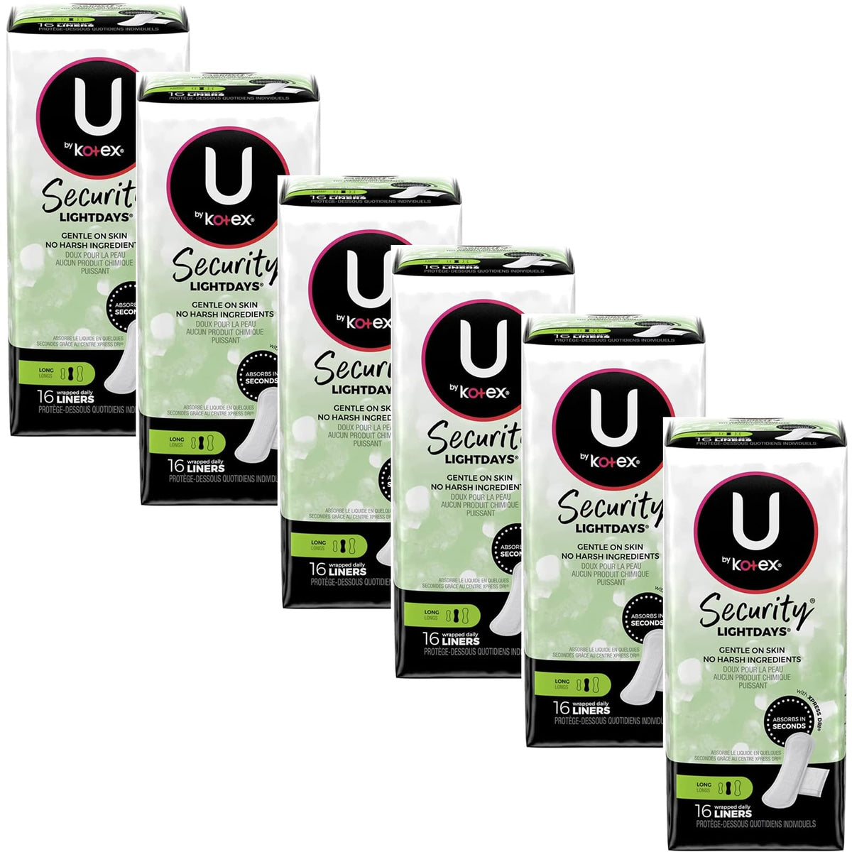 Kotex Natural Balance Long Liner — emballage mis en avant, pratique et discret au quotidien.