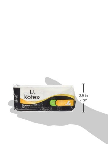 Kotex Natural Balance, lot de 10 paquets, protège-slips longs pratiques.