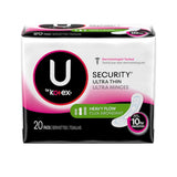 Kotex Security Ultra Thin Pads Long, serviette hygiénique ultra-fine et absorbante pour flux abondant