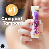 Kotex U by Kotex Click Compact tampon absorption maximale adaptée.