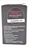 Kotex U protège-slips minces, texture douce offrant une sensation légère.