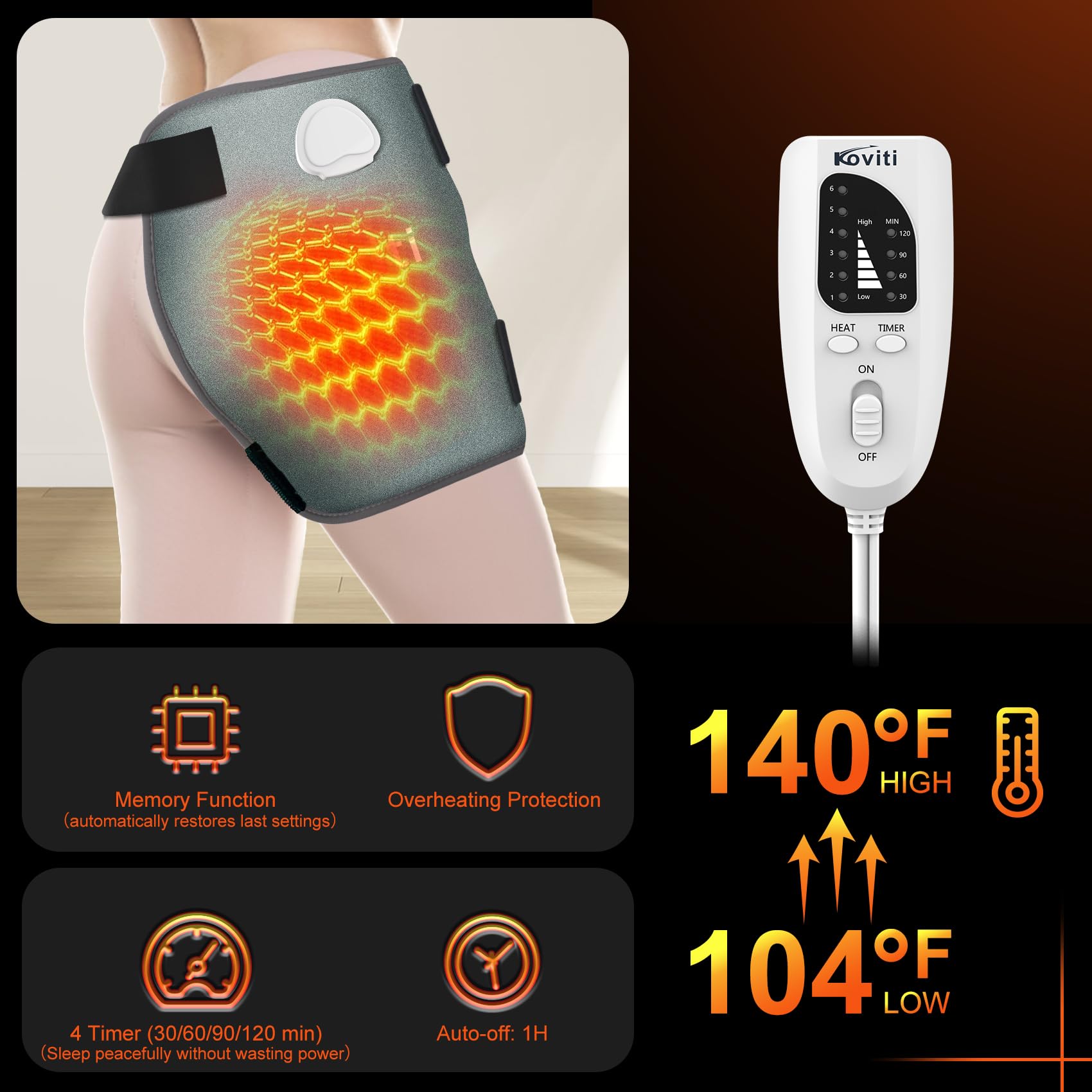Koviti panneau thermique pliant: utilisation nomade et rangement facile.