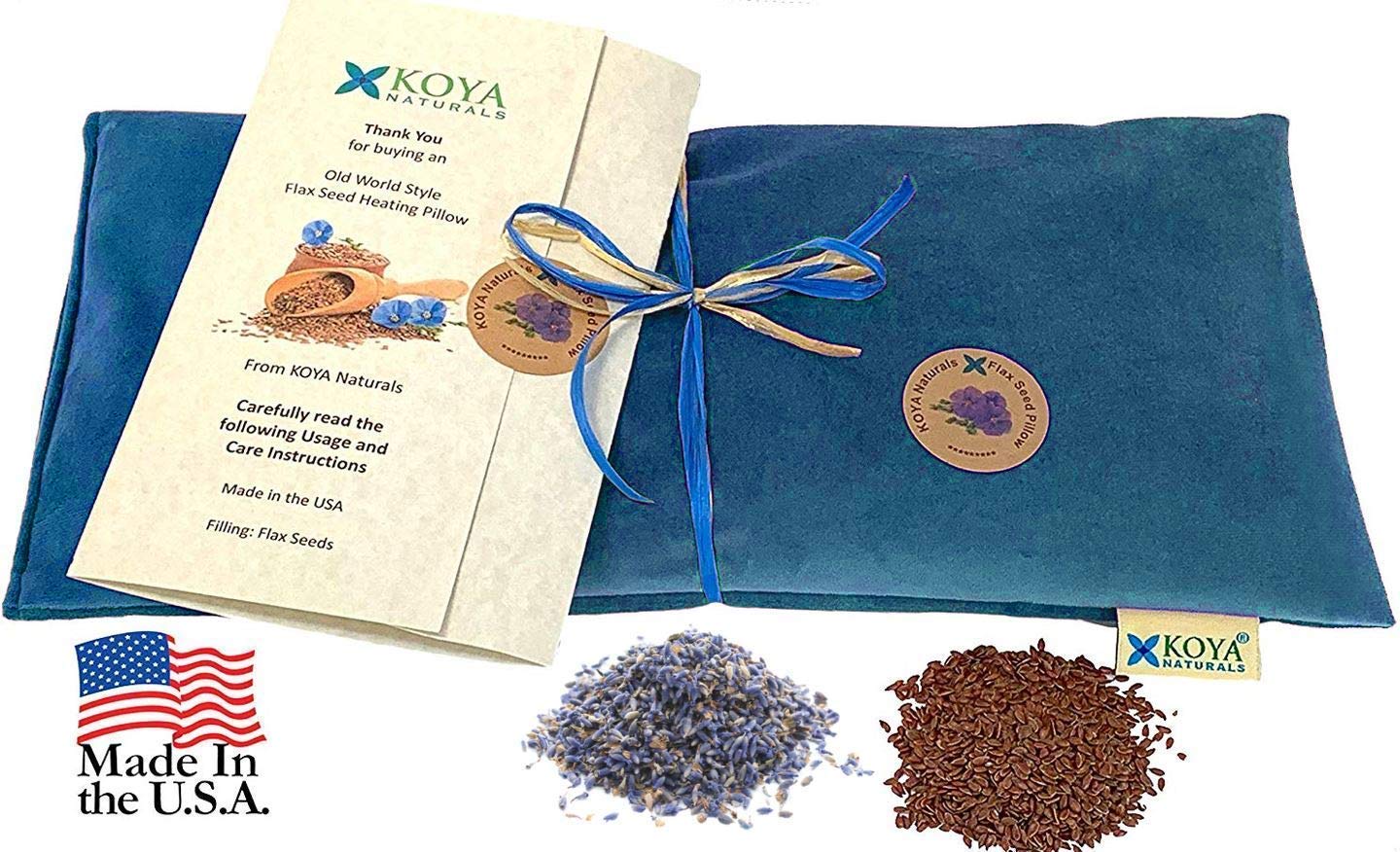 KOYA Naturals chaleur profonde en lin pour soulagement des douleurs
