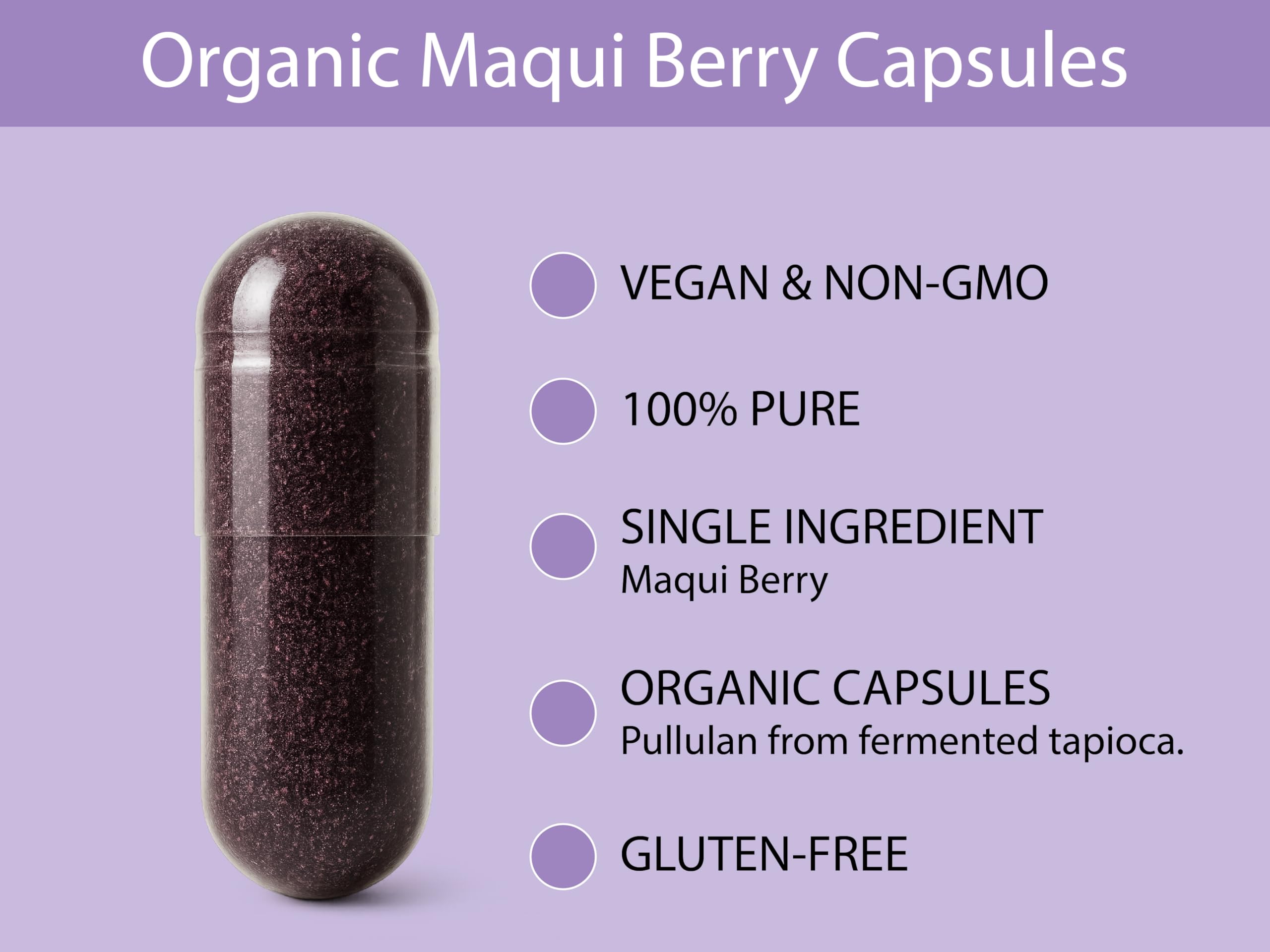KOYAH fruits Maqui séchés bio, collation naturelle et équilibrée.