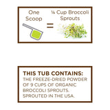 KOYAH Poudre de pousses de brocoli texture seche prete a infusion