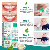 Rituel de soin buccal quotidien avec KPNEMA et menthe.