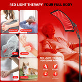 KQO lampe thérapie rouge 4-en-1 sur bureau pour séances quotidiennes chez soi.