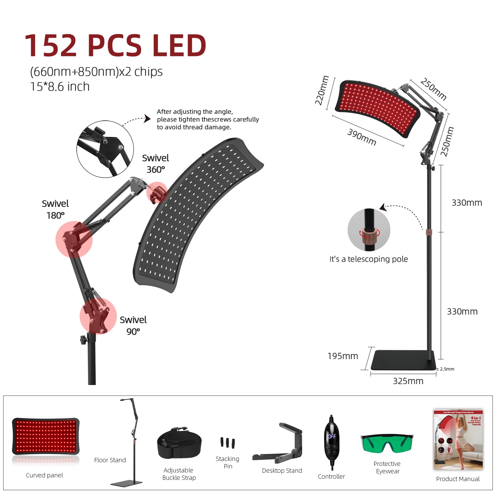 KQO lampe à domicile idéale pendant le yoga et la télévision.