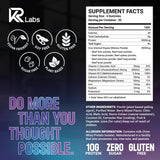 KR Labs Gommes protéine emballage pratique – idéal pour emporter.