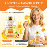 Gommes enrichies D3 et K2 Kraftvoll curcuma gingembre, soutien osseux et energie