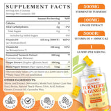 Emballage ouvert Kraftvoll curcuma gingembre, dose facile pour demarrer la journee