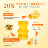 Texture moelleuse Kraftvoll curcuma gingembre, plaisir sans pilules dans un rituel quotidien