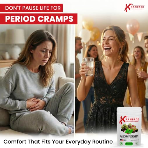 Krampade dissolution-eau-frappante montre un mélange sans grumeaux.