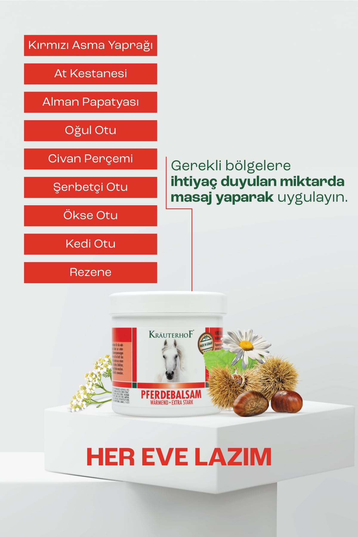 Krauterhof Gel hivernal: arômes naturels et herbacés pour une expérience sensorielle.