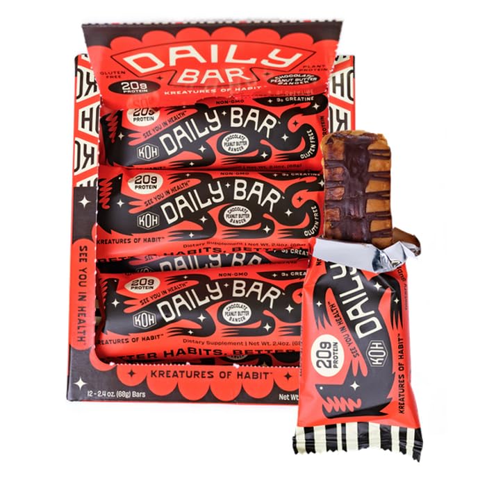 Kreatures of Habit Daily Bar – emballage pratique pour un en-cas portable et protéines