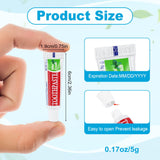 KRIZJUES dentifrice mini 5g compact format portable pour le sac.