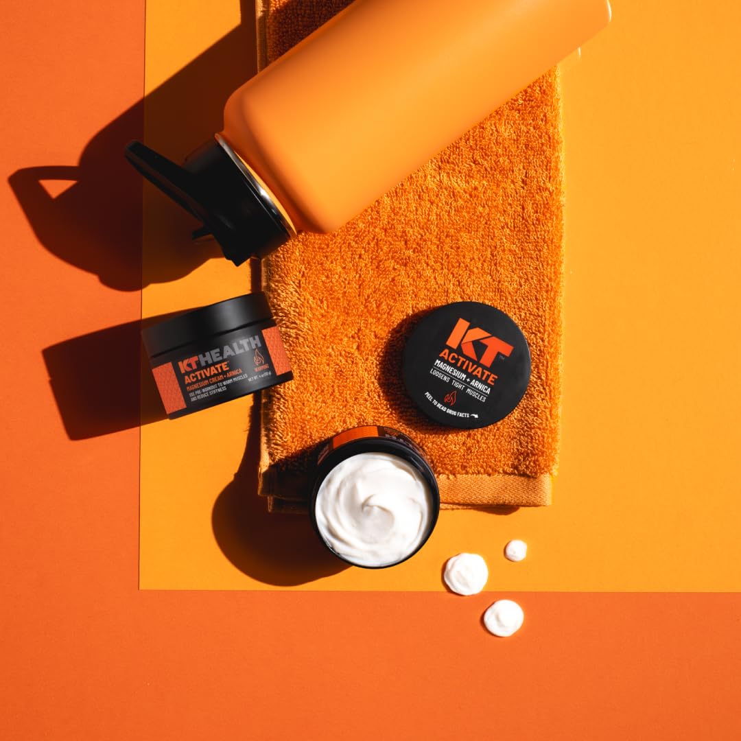 KT Health Crème Magnésium Activate, Arnica Montana pour le confort musculaire