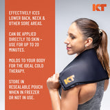 KT Health Pack glace, congélateur domestique prêt à l’emploi et stockage pratique