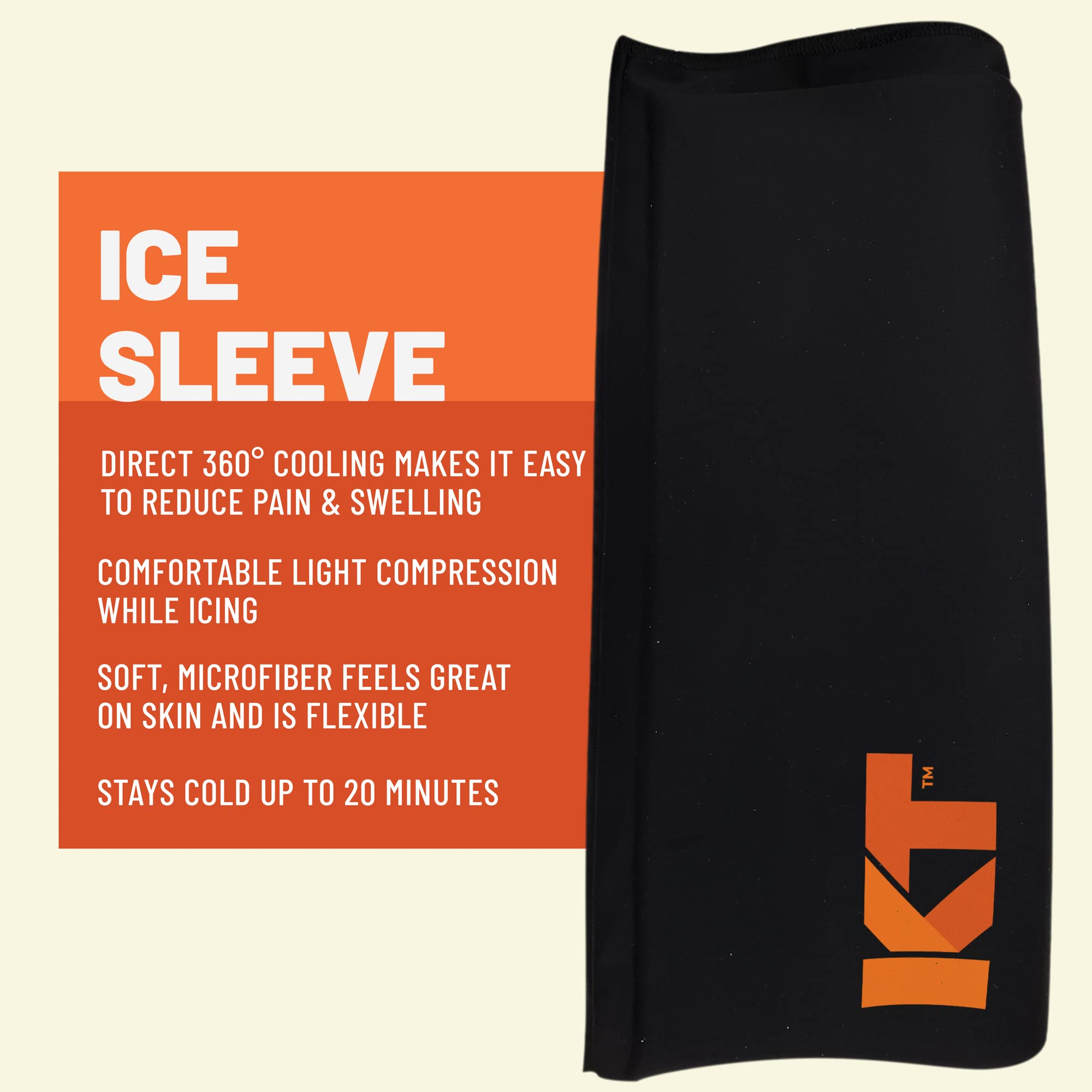KT Tape glace Refroidissement-360 - confort et mobilité