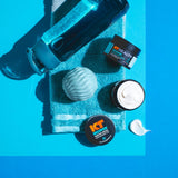 KT Tape Recover Crème - effet menthol réfrigérant visible sur la peau après l'effort.