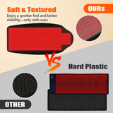KTS tapis lumière rouge pieds-jambes, utilisation pratique à domicile.